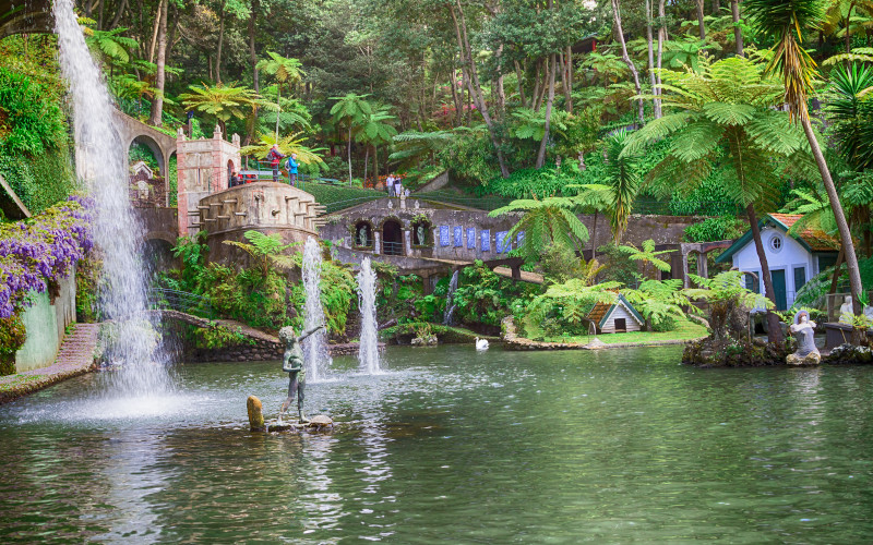 monte palace tropical gardens in funchal madeira